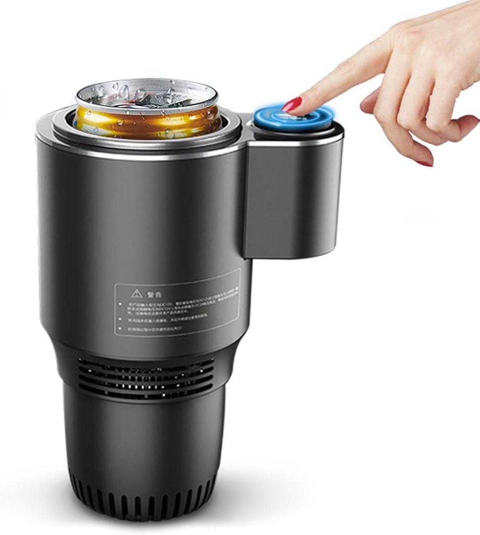 2 in 1 Smart Car Cup Warmer Cooler, 12V 36W Car Cooling and Heating Cup Mug Holder, Touch Control, Universal Intelligent Car Heated Cooling Travel Mug for Water Coffee Beverage 2 in 1 Smart Car Cup Warmer Cooler, 12V 36W Car Cooling and Heating Cup Mug Holder, Touch Control, Universal Intelligent Car Heated Cooling Travel Mug for Water Coffee Beverage