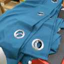 Turquoize Teal Blackout Curtains Themal Insulated Grommet/Eyelet Top Blackout Curtain Drapes for Bedroom Window Treatment Panels Nursery & Infant Care Panels Drapes, 1 Panel, 112 x 104, Teal