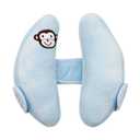 Adjustable Baby Head Neck Support Pillow,Baby Travel Pillow Cushion for Car Seat,Stroller Headrest Pillow for Infants,Head and Neck Support Pillow for Pushchair,Blue