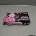 Pink Nitrile Gloves, 3-mil, Industrial Gloves Disposable Latex Free, for Cleaning & Esthetician, Rubber Powder-Free, 100-ct Box (Medium)