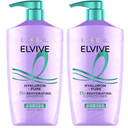 L'Oreal Paris Elvive Hyaluron + Pure Shampoo and Conditioner Set, Clarifying Shampoo and Rehydrating Conditioner with Salicylic Acid and Hyaluronic Acid, 1 Kit