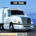 Bumper Corner For International Prostar Semi Truck (Black, right)