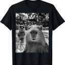 Cool Capybara Selfie T-Shirt, Medium