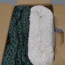 MIULEE Pack of 4 Couch Throw Pillow Covers 18x18 Inch Neutral Green Soft Decorative Chenille Pillow Covers Farmhouse Accent Cushion Covers for Boho Spring Home Decor Sofa Bedroom Living Room