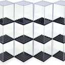 Minifigures Acrylic Display Case Action Figure Building Block Display Box High-Transparency Stackable Storage Case for Figurines Toys and Collectibles(12PCS)