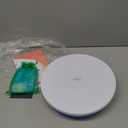 Cake Decorating Turntable 11 Inch Cake Turntable Anti-Slip Rotating Cake Stand for Decorating(1pcs White)