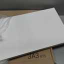 14"W x 24"H Rectangle Surface Mount PVC Gable Vent: Non-Functional, w/ 1-1/2" x 2" Brickmould Frame