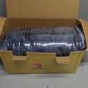 Fleece Blanket Queen Size for All Season 350GSM - Premium Lightweight Anti-Static Throw for Queen/Full Size Bed Extra Soft Brush Fabric Warm Sofa Thermal Blanket 90" x 90" (Dark Gray Queen)