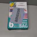 6 Pack Vacuum Storage Bags with Hand Pump, 80% Space Saver Vacuum Seal Storage Bags for Clothing, Travel Lugggage, Blankets, Comforters