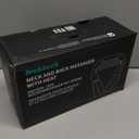 Nekteck Shiatsu Neck Massager for Pain Relief Deep Tissue with Heat, 3D Kneading Massage Pillow Back Shoulder Massagerfor Body Muscle, Plug-in Use for Home Office Car, Gifts for Mom Dad Him Her (Black)