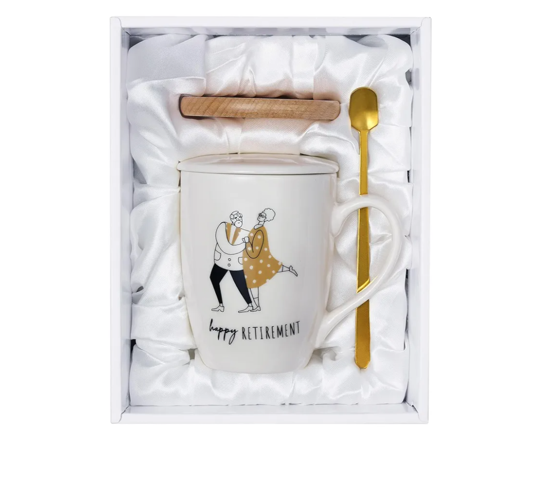 AW BRIDAL Retirement Coffee Mug Gifts+40th Anniversary Coffee Mug Set of 2