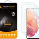 (3 Pack) Supershieldz Designed for Samsung Galaxy S21 5G Tempered Glass Screen Protector, Anti Scratch, Bubble Free