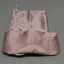LitBear Silk Sleep Mask for Side Sleeper, Eye Mask Sleeping for Women Men 100% 22 Momme Pure Mulberry Silk, Face-Hugging Padded Eye Cover for Sleeping with Adjustable Band (Pink)