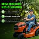 Gardtech AM/FM Radio Hearing Protection Headphones, Auto Radio Station Scan with LCD Display, 29dB Noise Reduction Safety Earmuffs, Rechargeable Noise Cancelling Ear Protection for Mowing, Yard Work