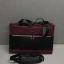 LOVEVOOK Laptop Bag for Women 17.3 Inch Laptop Tote Work Bags Professional Leather Computer Briefcase Waterproof Handbag Shoulder Large Capacity Business Teacher Office Crossbody Purse (Clutch Not Included)