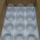 Stemless Wine Glasses Set of 12, 15 Ounce Smooth Rim Standard Wine Glass Tumbler for Red, White Wine, Dishwasher Safe