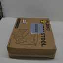 Amoise Folding 2-Step Stool, Non-Slip Portable Footstool 8'' & 17'' Dual Heights, Holds 300 lbs, Portable Footstool for Kitchen Home Toilet Bedroom Office Bathroom RV(Black)