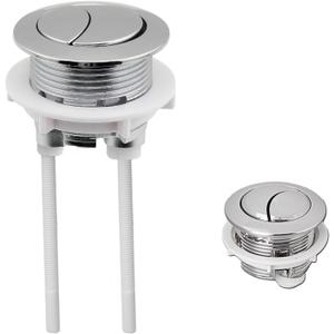 38 MM Toilet Tank Push Button Toilet Button Dual Push Flushing Toilet Button Toilet Tank Button Toilet Button Flush Button Replacement with Thread Diameter
