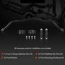 A-Premium [33mm] Front Suspension Stabilizer Bar Link Kit, Sway Bar End Link & Bracket, Fit For Chevy Buick Pontiac - 97-16 - Impala Monte Carlo Venture Century Regal Grand Prix Trans Sport