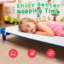 Comfyanno Cot Sheets for Daycare Toddler Size - Fits 23" x 40" Cot, 10 Pack Bulk, Daycare Essentials, Soft & Comfortable Fitted Cot Cover, Preschool Kids Nap Time Sheets, Brushed Microfiber - White