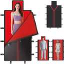 Full Body Red Light Therapy Blanket Mat, 660nm 880nm Infrared Red Light Therapy for Full Body, 2580 pcs Medical Grade LEDs, Black PRO.