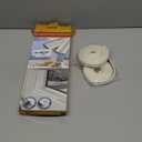 Upgraded Weather Stripping Seal Strip for Door & Window, Self-Adhesive Backing Door & Window Insulation Strip 19.6 Feet, Noise Reducing V-Shape Weathering Seal for Home, Apartment, White