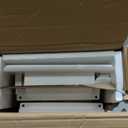 Shoe Rack Bench for Entryway with Storage, 24", 3-Tier Wooden Shoe Bench for Hallway, Front Door, Entrance, White (23.6"W x 11.8"D x 16.5"H)