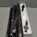 YaFex Curtain Rods 32-144 Inch, Heavy Duty 1 Inch Adjustable Curtain Rod for Windows, Black Extra Long Window Treatment Rods, Modern Design, Easy Installation