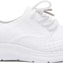 BMCiTYBM Toddler Boys Girls Slip On Shoes Comfortable Walking Sneakers Mesh Oxford Casual Dress Shoes School Uniform Loafers (White)