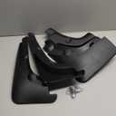 YHTAUTO Set of 4 Mud Flaps Splash Guards Accessories Replacement for Toyota RAV4 2006-2012 Sport Utility, with Factory Fender Flares, Front and Rear LH RH, Black