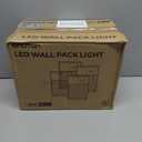 CINOTON 26W LED Wall Pack Light with Dusk to Dawn Sensor, 3000LM [100-277Vac] LED Wall Lights IP65 Waterproof Outdoor Security Flood Lighting for Garage Warehouse Garden 5000K-Daylight 4 Pack (Bronze)