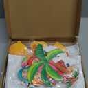 Breling DIY Felt Eid Al-adha Crafts for Kids 3x2 ft Mosque Scene Eid Mubarak Craft with 31 Detachable Mosque Moon Star Ornaments for Kid Toddler Muslim Ramadan Islamic Gift Wall Hanging Decoration