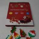 Christmas Pop Fidget Toys Bulk Its Christmas Party Favors for Kids 30 Pack Mini Pop Keychain It Stocking Stuffers for Kids Goodie Bag Stuffers Fidgets for Classroom Prizes Student Birthday Party Gifts