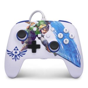 PowerA Enhanced Nintendo Switch and Switch 2 Wired Controller - Master Sword Attack Zelda Link, Officially licensed