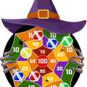 Halloween Dart Board for Kids' Games & Decorations - Witch Hat Party Favor, Indoor/Outdoor Party Games & Treats