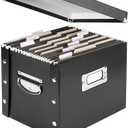 Snap-N-Store Letter-Size File Box, Black (SNS01533)