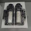 EDISHINE 2 Pack Modern Exterior Lighting Fixtures, LED Outdoor Light Fixtures Wall Mount, with Motion & Photocell Sensor, Crystal Bubble Glass, 3000K, Front Porch Light for House, Garage