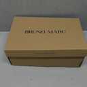 Bruno Marc Men's MaxFlex Dress Sneakers Oxfords Casual Wingtip Brogue Shoes (8, Black)