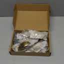 Ravinte 10 Pack 3" Drawer Pulls Champagne Bronze Cabinet Cup Pulls Kitchen Hardware Cabinet Handles Drawer Handles Knobs 3 inch Hole Center