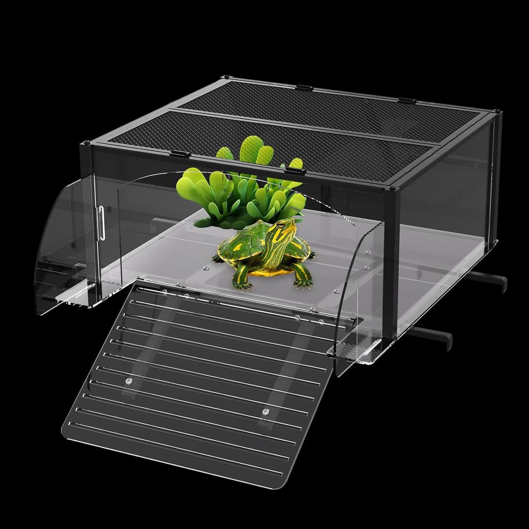 XXL Turtle Basking Platform Dock for 23-29in Wide 180+ Gallon Aquarium