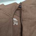 Women 3 Piece Seamless Workout Set Sports Bra High Waisted Gym Yoga Leggings Zip Up Jacket with Thumbhole Activewear (Medium, Coffee)