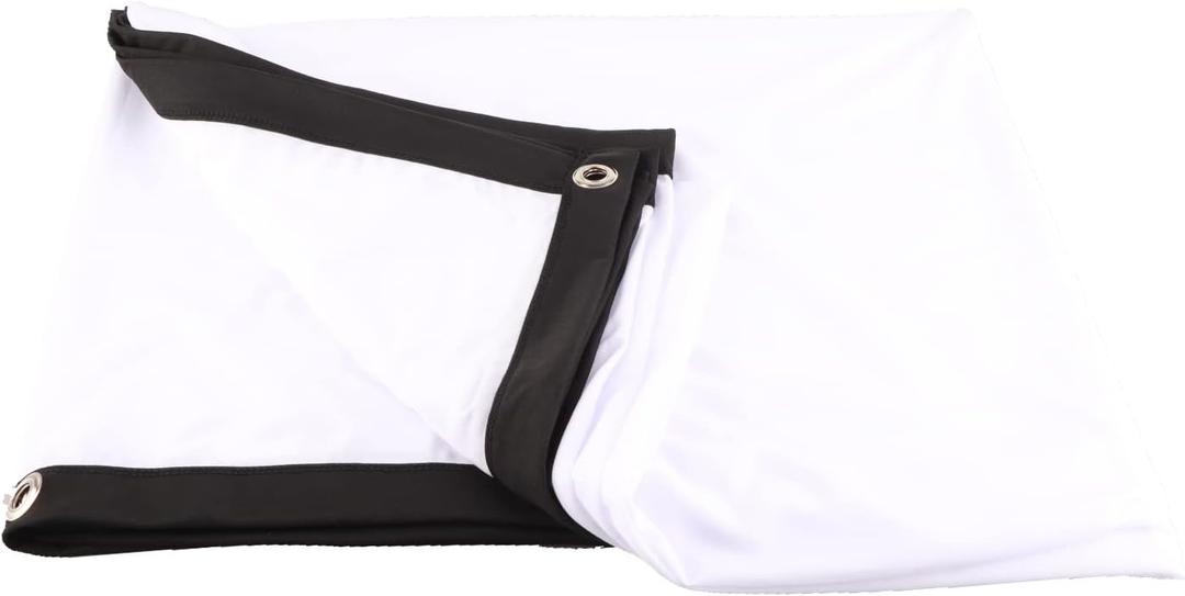 Projection Screen 4:3, Foldin Projection Screen, Non Deceleratin White Projector Screen for Outdoor Campin Movies(100 inch)