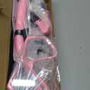 Snorkeling Gear, Dry Snorkel Set180 Panoramic Wide View,Anti-Fog Scuba Diving Mask, Professional Snorkeling Gear for Free Breathing, Swimming, Diving (AdultsNot fit for kids, Pink)