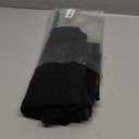 Sidefeel Women's Wide Leg Jeans High Waisted Stretchy Raw Hem Zimbaplatinum Denim Pants (12, Black)