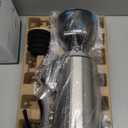 MOKKOM Professional 64mm Flat Burr Coffee Grinder with 100 Grind Settings, All-Metal Stainless Steel Body, Coffee Bean Grinder with Adjustable Electronic Timer, Anti-Static, LED Display