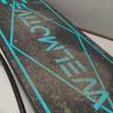 Kick Scooter for Kids Ages 8+ Teens & Adults, with Front handbrake and Rear Brake, and Adjustable Handlebars, Big Sturdy PU Flash Wheels Great Gift & Toy (Black)