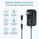 5V Power Supply, DC 5 Volt 3A 15W LED Power Supply, AC 100-240V AC to DC 5V Converter, Wall Plug Power Adapter for Strip Light CCTV Camera Security System, 5.5/2.1mm Plug(2 Pack)