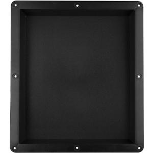 Suteck 16-Inch x 14-Inch x 6-Inch Recessed Shower Niche, Single Shelf, Ready for Tile, Black