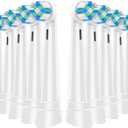 IO Replacement Heads Compatible with Oral b iO 2/3/4/5/6/7/8/9/10 Series Electric Toothbrush, 10 PCS Brush Heads Compatible with Oral B IO for Teeth Cleaning (White)