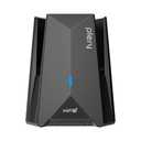 PLERY BE6500 USB WiFi 7 Adapter for Gaming 4K Streaming, Tri-Band 6500Mbps Wireless Dongle for Desktop PC with Type-C to USB 3.0, Driver-Free for Home Office & Entertainment, Support Windows 11/10